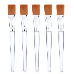 Facial Mask Brush Makeup Brushes Cosmetic Tools with Clear Plastic Handle